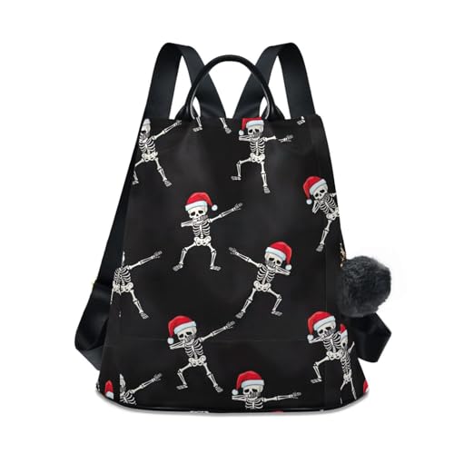 Sac à dos anti-vol de grande capacité Skeletons Red Hats avec fermeture sécurisée