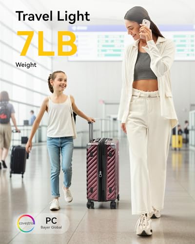 Luggex KV-GY20 Luggage With Spinner Wheels - Polycarbonate Expandable Hard Shell Suitcase thumb #7