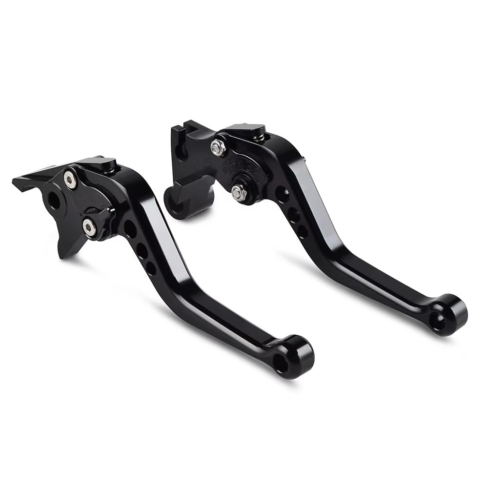 Zhannuobhd Black Short Brake Clutch Lever For Triumph For Daytona 675 2006-2017 675 For Street For Triple 2009-2016 For Speed For Triple 2008-2010 Motorcycle Brake Clutch Levers(Black Short)