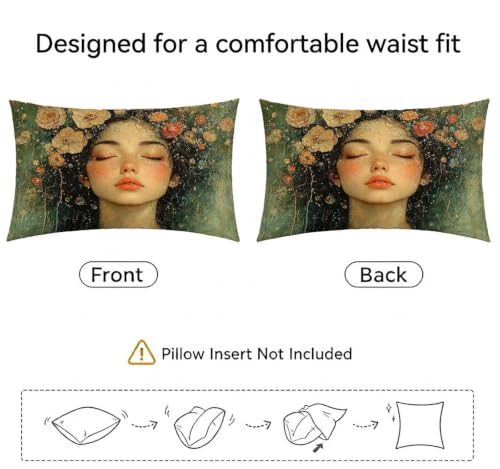 Housse coussin exterieur 40x80 rectangulaire lin canape decoration - 6