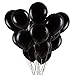 Black Balloons for Halloween Decoration 12inch Black Latex Balloons for Brthday Party Decoration
