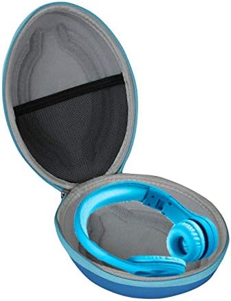 Hermitshell Hard Travel Case for LilGadgets Connect+ Pro Kids Wired Headphones Blue