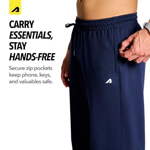 Image of Boldfit Track Pants for Man Wide Leg Baggy Track Pants Cotton Blend Baggy Trackpants for Men Korean Wide Leg Pants for Men Lower for Man Casual Trousers & Lounge Joggers with Pockets