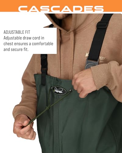 Image of FROGG TOGGS Cascades 2-ply Poly /Rubber Waterproof Fishing Bootfoot Chest Wader for Fishing