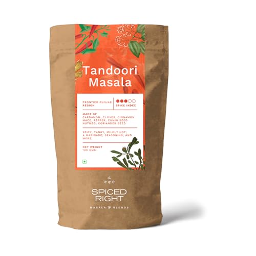 Image of Tandoori Masala - 1KG Bulk Pack | Rich, Smoky Powder Masala | No Artificial Colour | Vibrant Red | Restaurant Style Masala with Garlic For Tikka, Tandoori Chicken, Paneer & BBQ Grill