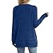 Womens Sweaters Crewneck Long Sleeve Shirts with Pockets Fall Outfits 2025 Fashion Winter Clothing Fall Fashion 2025