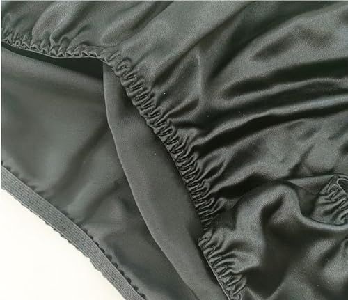 Men's Silk Briefs Mulberry Silk Breathable Men's Basic Pants3