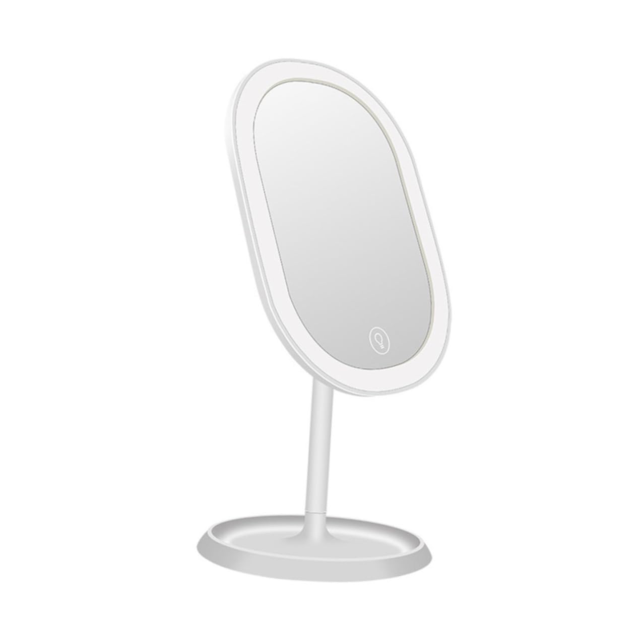 Miroir LED de bureau avec bouton tactile pour le maquillage quotidien