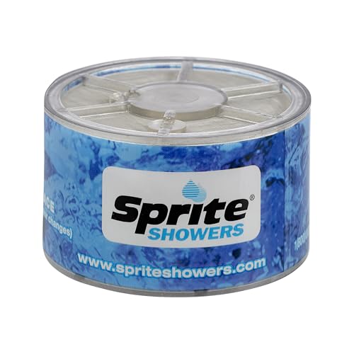 Sprite Showers SLC-R Slim-Line Shower Filter Replacement Cartridge, 1 Count (Pack of 1), Blue