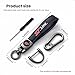 JULOPO Car premium leather Keychain keyring Compatible with ST key accessories