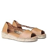 Espadrille Cuir Femme - EBRE-P - Cuir, 38 EU