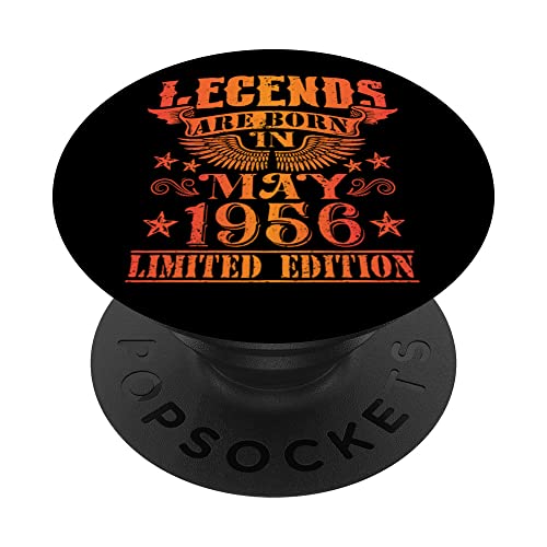 Cumpleaños Mayo 1956 Edición Limitada Regalo Legend May PopSockets PopGrip Intercambiable