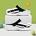 Meaudiwes Fashion Beach Pool Slippers Toddler Slides Sandals Children Water Shower for Boy Black and White Piano Keys with Musical Notes