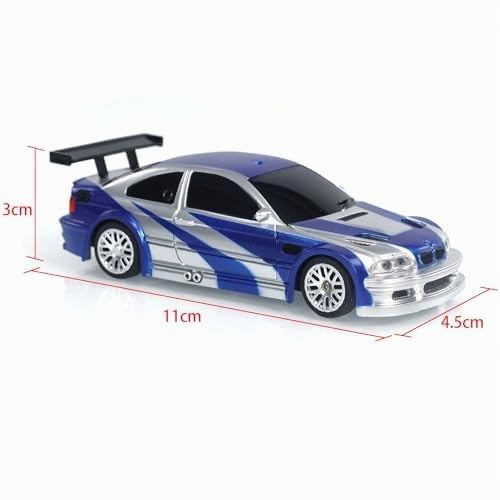 1/43 RC Drift Auto 4WD Mini, ferngesteuert mit LED