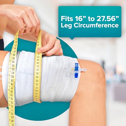 JJ CARE Catheter Bag Holder (Pack of 2), Fabric Nephrostomy Bag Holder, Washable & Reusable Foley Catheter Leg Bag, Urinary Drainage Bag Cover for Men & Women - Large Size - Thumbnail 3