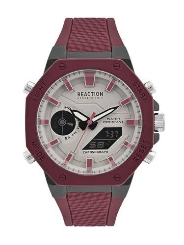 Image of Kenneth Cole Reaction Digi-Analog Grey Dial Watch for Men - KRWGP0069107