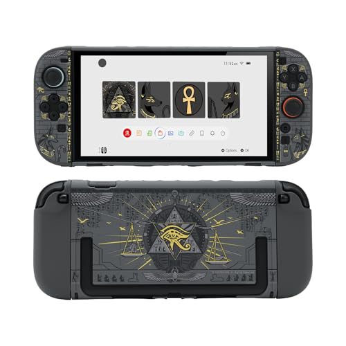 Image of GeekShare Protective Case Compatible with Switch 2, Hard PC Slim Dockable Shell Cover Designed for Switch 2 Game Console and Joysticks Controllers - Mystic Kingdom