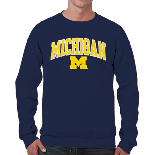 Campus Colors NCAA crewneck sweatshirt with embroidered logo