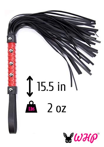 Red Riding Whip 15.5" - Faux Leather Whip For Horse - Horse Training Whip - Equestrian Horse Whip #TOP1