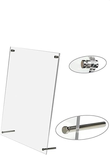 Miniatura 2 de Marco de fotos acrílico moderno - Escritorio/independiente (8 x 10 pulgadas)