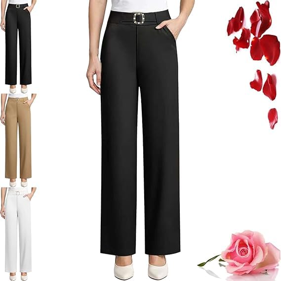 Pants for Women Perfect Drape High Rise Pull-On Stretch Pants Versatile for Any Occasion