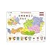 Produktbild Larsen K41 Österreich Politische Karte Puzzle - Deutsch - 70 Teile | Bildungsspiel