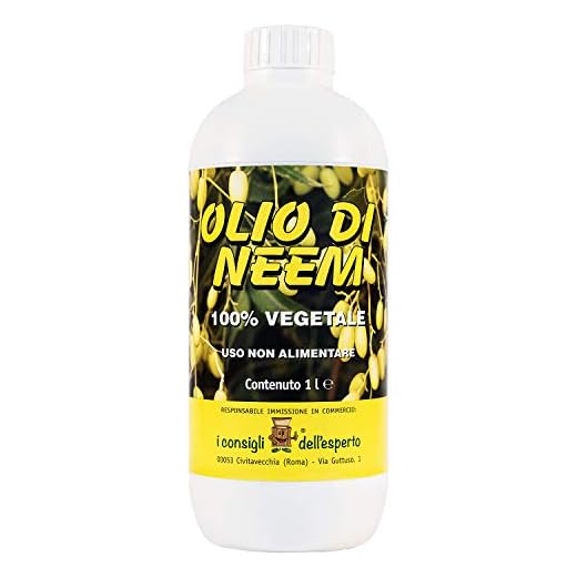 I Consigli Dell'Esperto - Aceite de Neem para la protección de las plantas contra diversas adversidades - Envase de 1 litro
