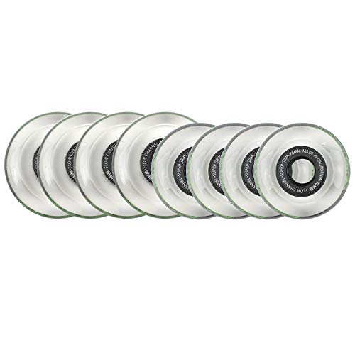 Labeda Slime Roller Hockey Wheels 76mm 80mm X-Soft (76A) Hilo Set Black