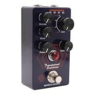 Based on TIMMY and VEMURAM JAN RAY circuit Effect Type: Overdrive Control : VOLUME, BASS, TREBLE, GAIN 4-MODE SELECTION KNOB: TIM1,TIM2,M,JAN RAY Power Supply: DC9V 100mA -center is negative