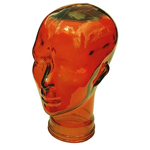 Amp3u00a0Luxe Verre Tête casque support couleur orange