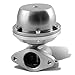 DNA Motoring WG-38-SL-T2 Silver Type-2 38mm External Turbo Manifold Wastegate Bypass Exhaust