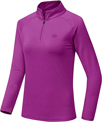 Airike Womens Golf Shirt Long Sleeve Fleece Grey Polo Shirt Stand Up Collar Lady Tank Top For Work Tennis #TOP1