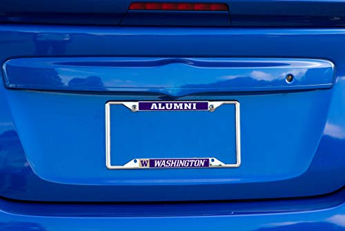 Desert Cactus University Of Washington Metal License Plate Frame Huskies U Of W For Front Or Back Of Car Officially Licensed (Alumni) #TOP1