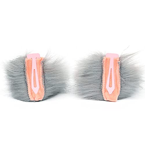 Haoan Faux Fur Cat Fox Wolf Furry Tail And Clip Ears For Halloween Party Costume Accessories #TOP3