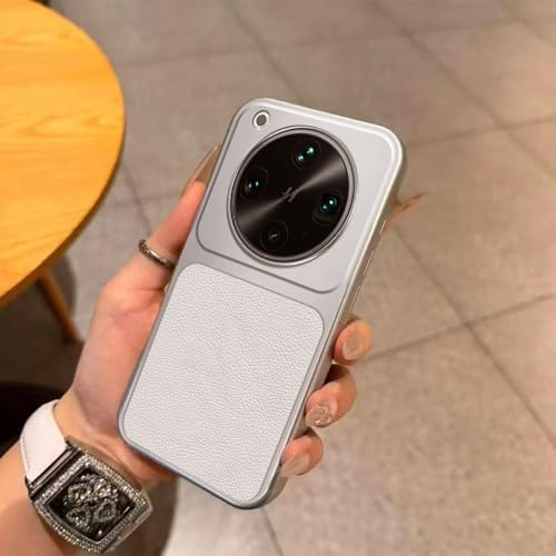 Image of for Oppo Find X9 Ultra 5G Case PU Leather Texture Shockproof TPU Protective Phone Cover - White