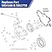 REPLACEMENTKITS.COM Cover Gasket for Polaris Side-by-Side (SxS) – Compatible with Years 2013-2023: 900 and 1000 Ranger, RZR, RZR PRO, General & Polaris ACE Models (Replaces Part 5814160 & 5813758)