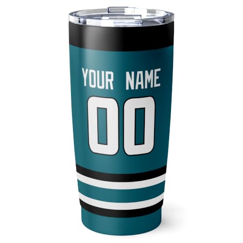 Image of ANTKING San Jose Tumbler 20oz Custom Name Number Travel Mug Gifts | Stainless Steel Insulated Coffee Cup for Men Women