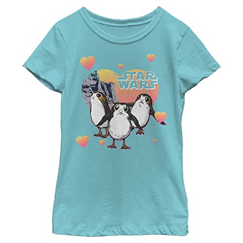 STAR WARS Girl's PORG Hearts T-Shirt
