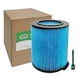 EZ SPARES Replacement for Ridgid VF5000, Wet Dry Vacuums Filter 3-Layer Pleated Paper Vacuum Filter...