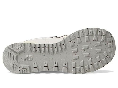 New Balance New Balance Unisex 574 V2 Familiar Ground Sneaker,White/Grey,Men 4.5 / Women 6