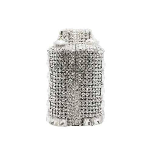Image of UMREN Novelty Crystal Camera Shaped Clutch Purse for Women Sparkly Rhinestones Evening Clutch Bag Glitter Bridal Prom Handbag