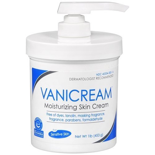 Vanicream Moisturizing Skin Cream with Pump Dispenser 1 lb / 453 g