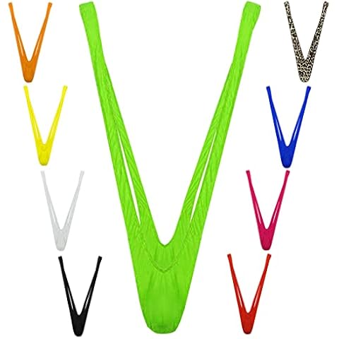 Green Mankini for Men Funny Beach Borat Swimming UK Hot Thong Costumes Cover