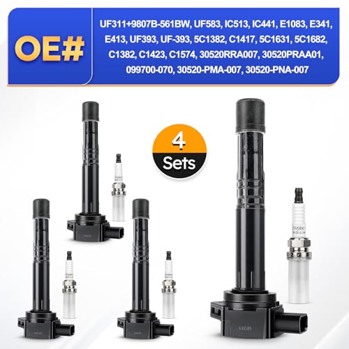 X4Xz UF311+9807B-561BW Uf311 Ignition Coil & 9807B-561Bw Double Iridium Spark Plug thumb #5