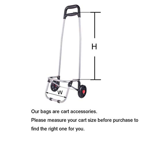 Einkaufswagen-Ersatztasche, 40 l, perfekt für Lebensmitteleinkäufe, einfach anzubringen und zu entfernen, robustes und wasserdichtes Design für Komfort – Bild 4