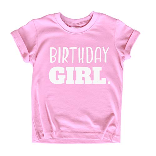 Image of Birthday Girl Shirt Toddler T-Shirt Kid Birthday Party Outfit Tee Gift for Girls 1st 2nd 3rd 4th 5th 6th 7th 8th Tops
