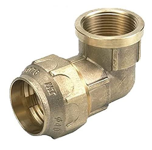 Suinga Gomito femmina OTTONE 32 mm x 1 per tubo