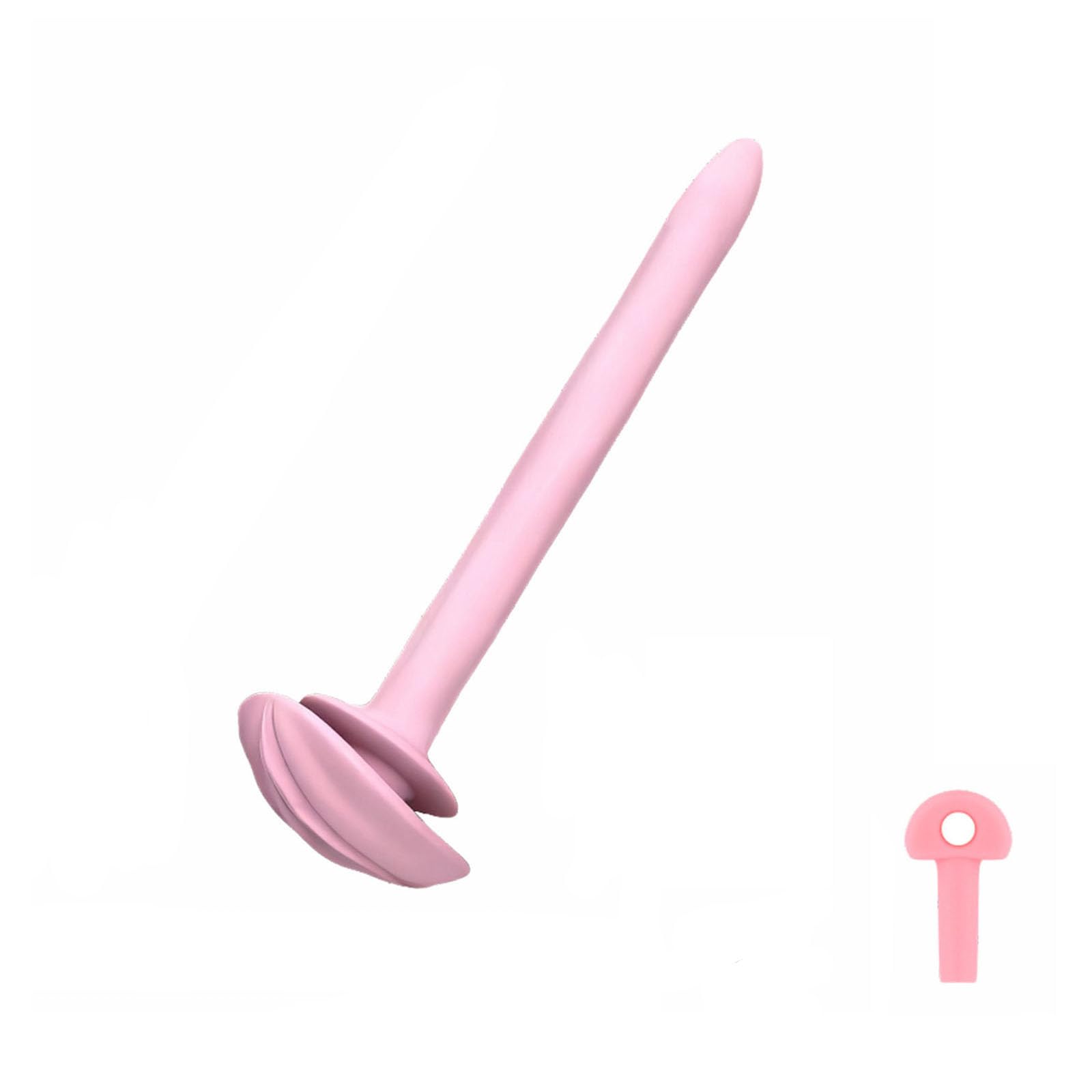 Gabbia Per Pene in Silicone Da 6 Mm Plug Per Pene Con Design Anti-sissy Dilatatore Uretrale Catetere Giocattolo Sessuale Estremo Per Uomini (Pink)