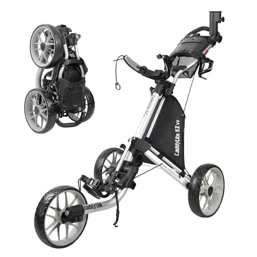 Best golf push cart with umbrella holder Caddytek CaddyLite EZ V8 Golf Push Cart