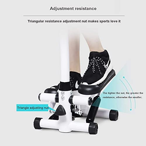 Image of Mini-Stepper Swing Stepper Twist Stepper Step Machine with Handle Bar and LCD Monitor Home Silent Mountaineering